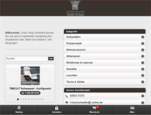 Tablet Screenshot of antiquitaeten-beckschaefer.de